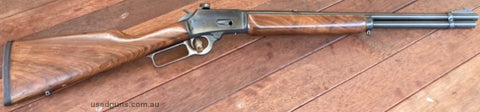 1990 JM stamped Marlin 1894S in 44 magnum. This one has pretty fancy wood for a Marlin as you can see. I‚Äö√Ñ√¥ve fitted a new Williams Foolproof peep sight (I‚
