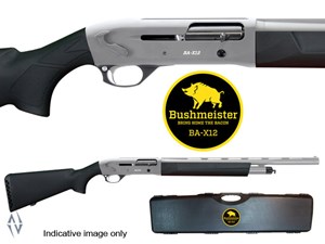 BUSHMEISTER
BBA1220MS
BA-X12
MARINE SYN
12 GAUGE,
5+1 SHOT
LEVER RELEASE (LEVER ACT)
CATEGORY B
5 CHOKES
20" VENT RIB BARREL
MARINE CERAKOTED ALL WEATHER FINISH
SYNTHETIC STOCK & FOREND
WITH HARD CASE
Some have light marks in the Cerakote....

SPECIAL NEW $499