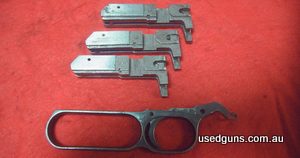 Lot of Browning BL22 bolt bodies and lever in fair condition. For enquiries please call the store on 0746328258. A current Firearms Licence must be provided by 