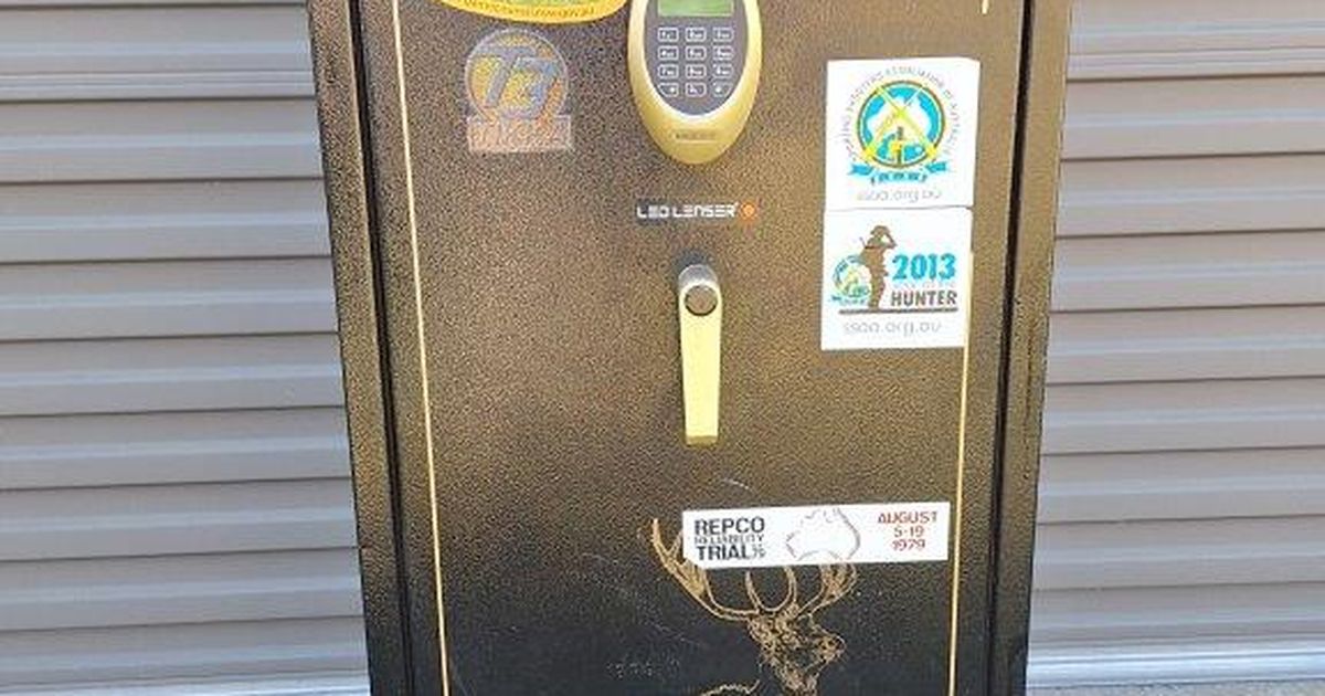 18 Gun Buffalo River Gold Series A+B Gun Safe, LCD Keypad, Ammolocker