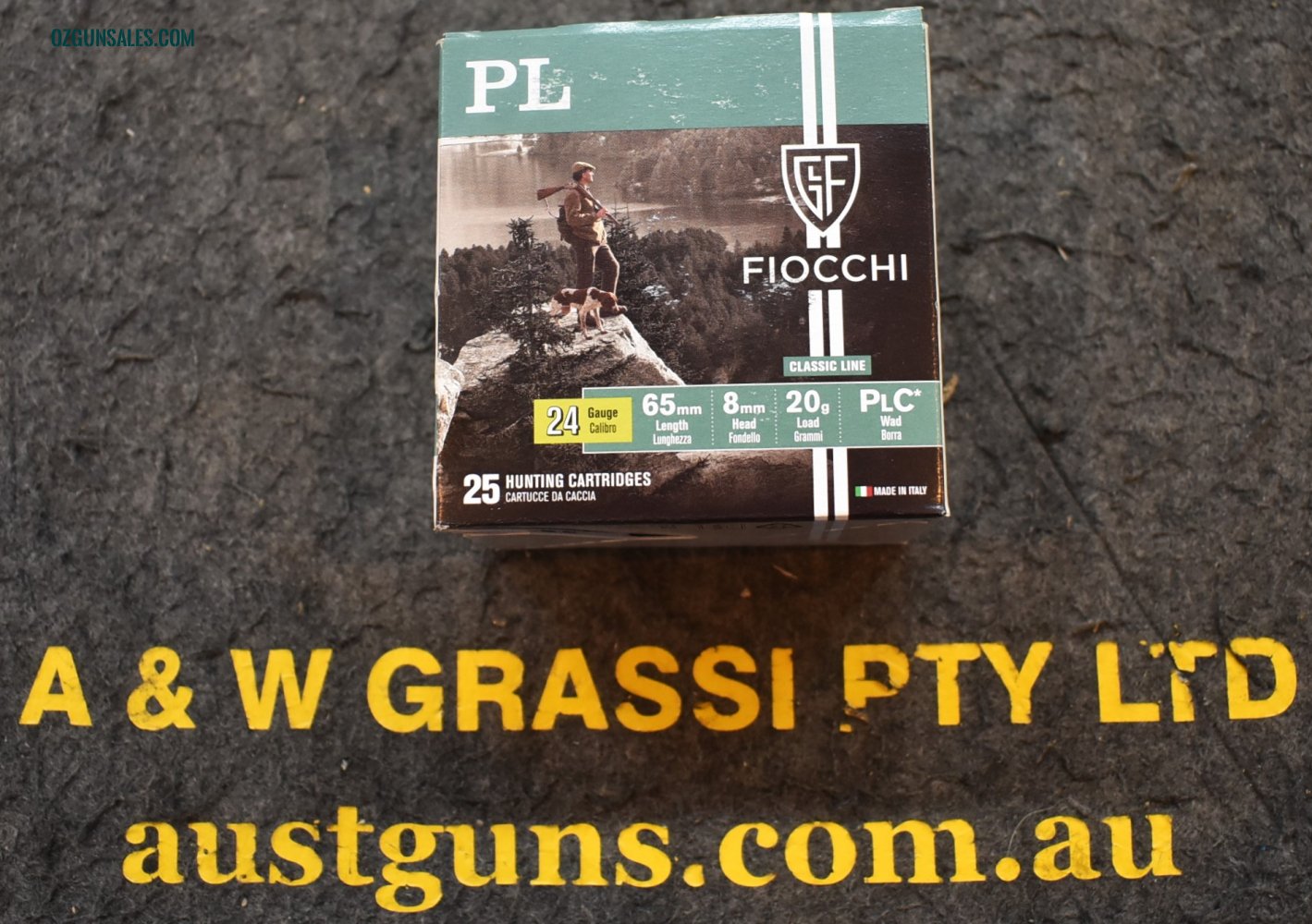 FIOCCHI 24 GAUGE SHOTSHELLS SIZE 6 20GRMS