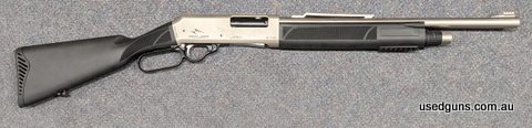 An Adler A-110 All Weather lever action shotgun in very good condition. Has a 20" barrel and comes with 3x factory chokes and choke tool. Synthetic stock with n