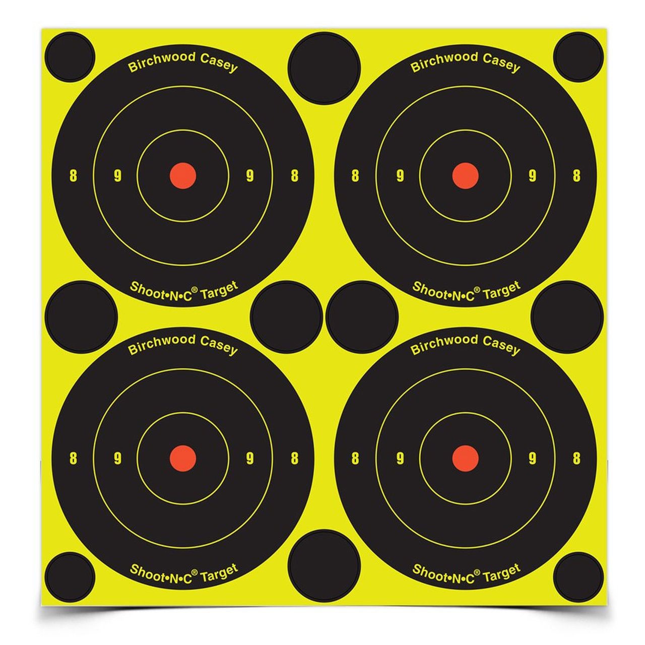 BIRCHWOOD CASEY SHOOT-N-C 3" BULLSEYE TARGET 12PK