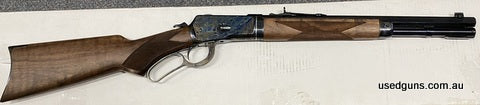 Excellent as new condition Winchester 1892 in 357 Mag. Sports a 16 inch octagonal barrel. Lovely patina on the action. Flawless woodwork. Comes in its original 