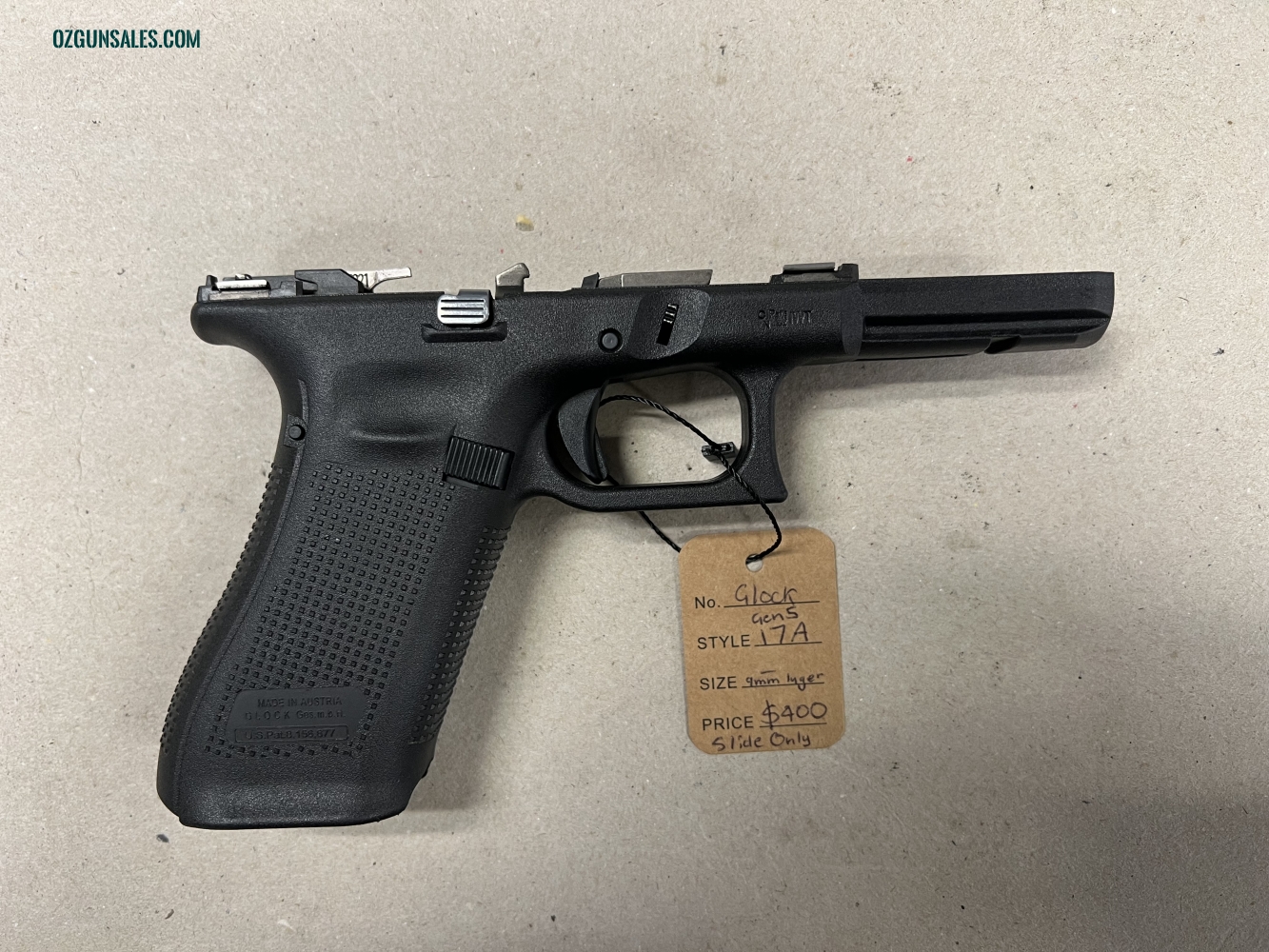 Glock 17A Gen 5 *FRAME ONLY*