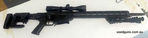 Rare 223 Ruger Precision, folding stock, fully floating barrel, adjustable stock, pistol grid. Come with 10 round mags and air rifle scope as you see it come wi