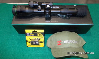 New model arrived in stock. 30mm tube with 850nm Illuminator. Introductory offer with Hikmicro cap and Nitecore NU25 Headlamp