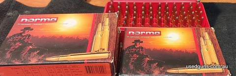 Norma 270W 150gr SP x 192 rounds in MTM plastic ammo box and original packets. Pickup Gold Coast, Brisbane or Melbourne (in March).