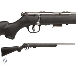 SAVAGE
93FSS
MODEL 93 FSS
22 WMR 5 SHOT
STAINLESS STEEL
SYNTHETIC STOCK

NEW $835