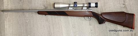Sako 75 Stainless Hunter 308. Rare as new. I bought this gun for my son but he just doesn't like hunting. Been in the safe for 15 years. Has to go. The Sako is 