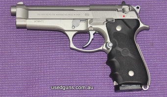 Stock Number H9695. Quality Beretta 92FS Inox in. 9mm. Comes boxed with spare magazine.