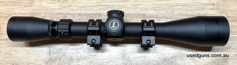 Excellent condition SFP Leupold Mark AR 3-9x40 scope with illuminated TMR reticle. Includes 30mm low rings, adjustable elevation / windage turrets with 223 drop
