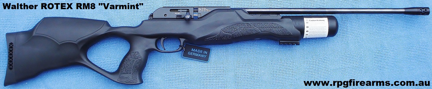 WALTHER ROTEX RM8 "Varmint" .177 & 
.22 NEW
