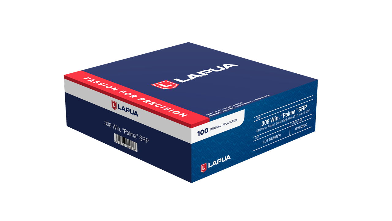 LAPUA BRASS 308 WIN PALMA (100 PK)