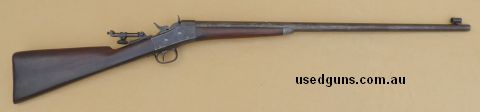 Remington 1896 Rolling Block Black Powder single shot 38-55 rifle in good condition, with very good bore. Fitted with peep sights and comes with 50 Starline cas