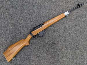 AIA
AUSTRALIAN INTERNATIONAL ARMS
M10-B3
308WIN
10 SHOT
DETACHABLE MAGAZINE
22 INCH SPORTER 
MINI GUN MACHINE GUN BARREL
FACTORY PEEP SIGHTS
PIC RAIL 
VERY RARE 
ONE ONLY
#M10B-0610593

NEW $1890