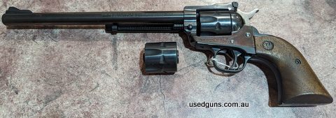 Long barrel with extra 22 WMR cylinder. Great condition. Plus post.