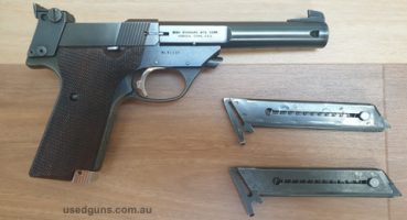 Hi Standard Trophy .22LR in good condition works perfectly with CCI standard velocity ammunition. It has minimal wear externally on metal surfaces, the wooden g