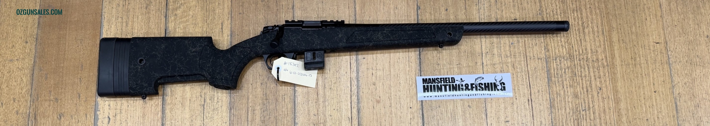 #18342 Bergara BMR X 22LR Carbon (Green Web) 20inc