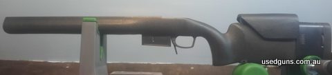 Remington 700 short action inlet. Bedded and bdm fitted with accurate mag 5 shot 308 magazine. Adjustable cheek and LOP.