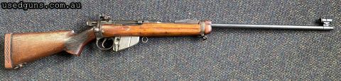Very good condition Enfield 1901 L.E I * in 22LR. Has a Hiscock Parker 22LR feeder. Cycles well. Great trainer. Has a Bisley Works Aperture sight. $65 Freight t