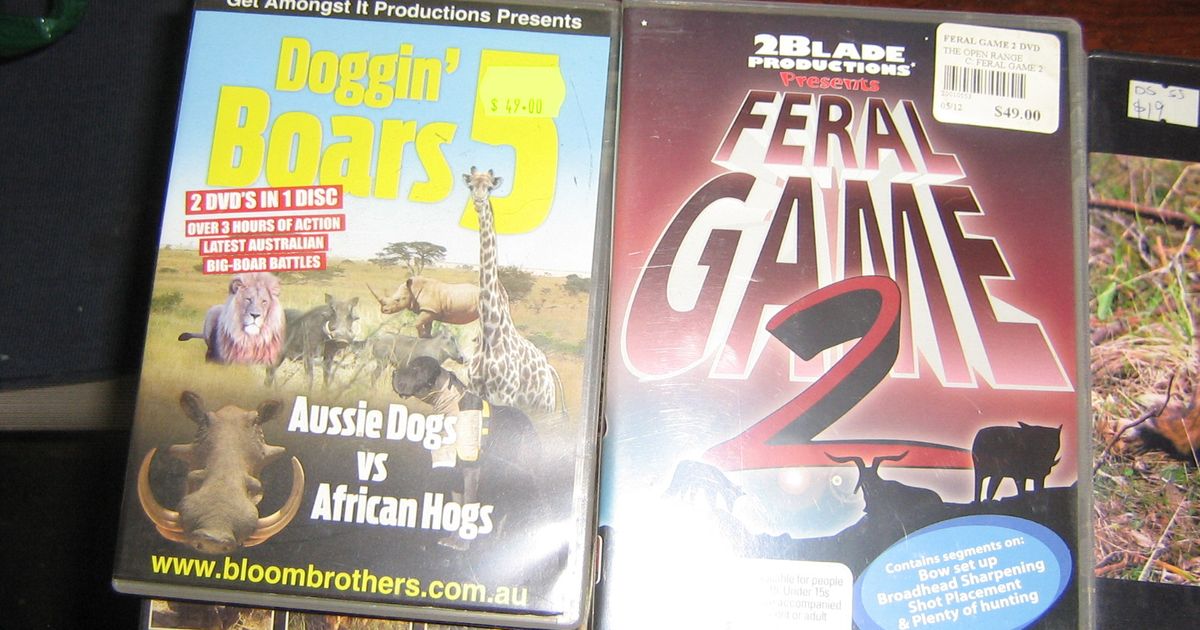 hunting dvds new, Guns & gear ,bore hunter, Bacon busters magazines
