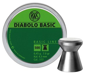 RWS
2315092
DIABLO BASIC
177CAL, 7.0GR
AIR RIFLE PELLET

$11.50 /PER 500
$103.50 /PER 5000