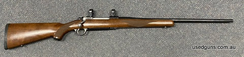 Very good condition Ruger 77 Mk II timber in 270W. Has an excellent barrel and bolt. Only very good due to floorplate markings. $65 freight to your dealer Austr