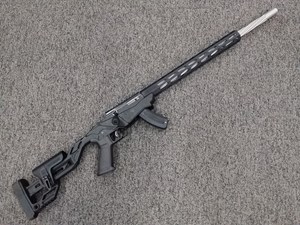 RUGER
AMERICAN RIMFIRE PRECISION CUSTOM
22LR, 10 SHOT
IBI 22" STAINLESS OLYMPIC MATCH BARREL
SPIRAL FLUTED
TITANIUM CERKAOTED FINISH
AVAILABLE IN
ADJUSTABLE STOCK NEW $2195