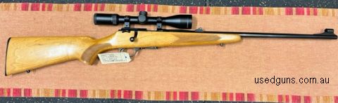 An excellent as new Zastava MP 22 rifle in 22 win mag. This rifle has only been sighted in and would suit new rifle buyer. Fitted with Weaver 3-9 x40 scope and 
