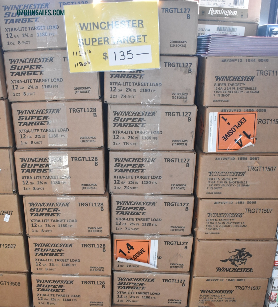 WINCHESTER SUPER TARGET    1180 7.5 & 8 1150 7.5
