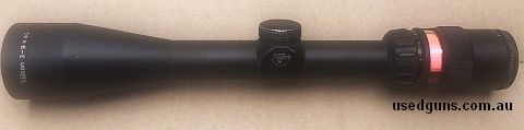 Trijicon 3-9x40. Been sitting around with little use for a while. Glass is immaculate. Superficial cosmetic marks.