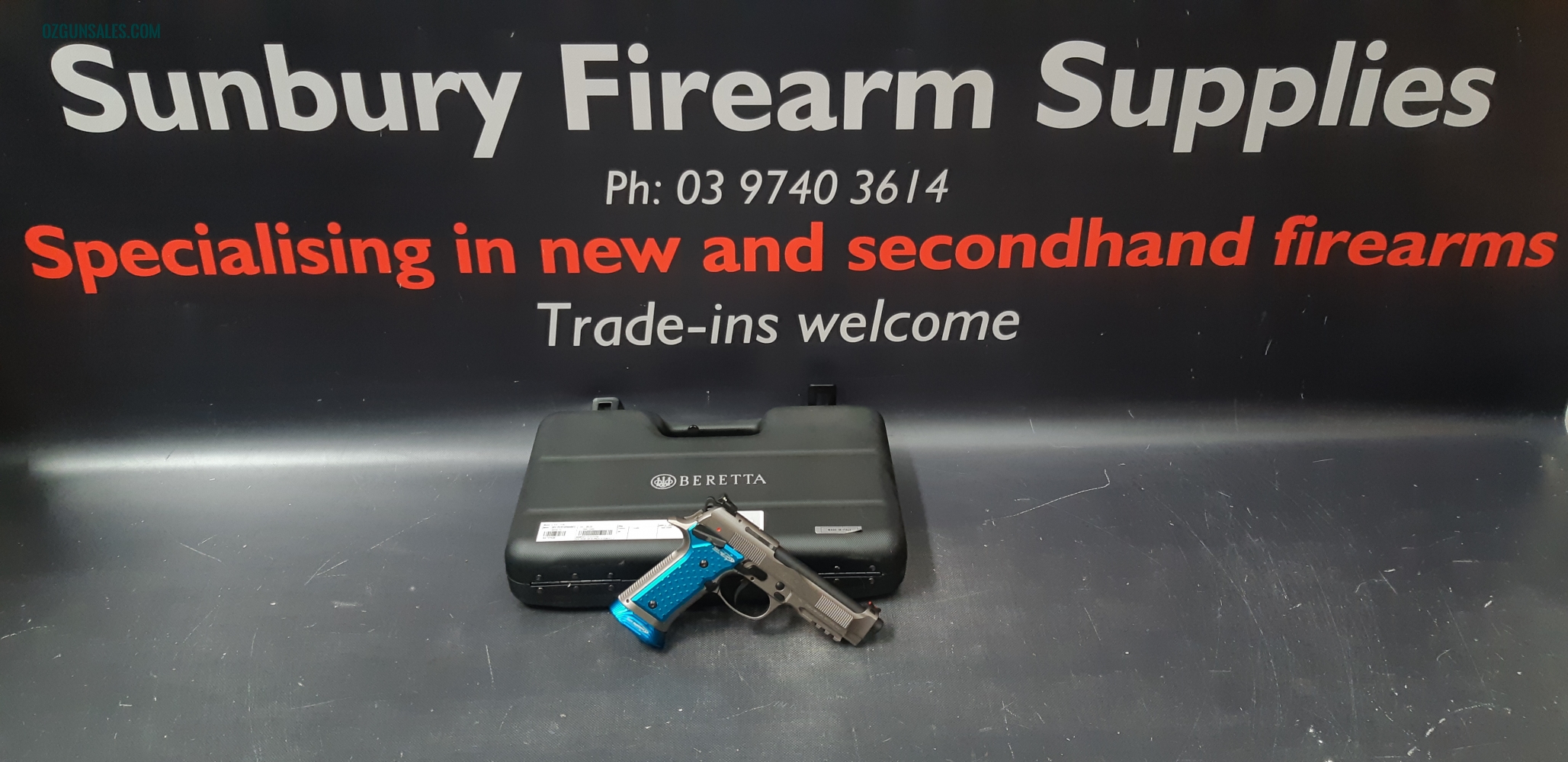 Beretta 92X Performance Blue 9mm 10 Round AP053