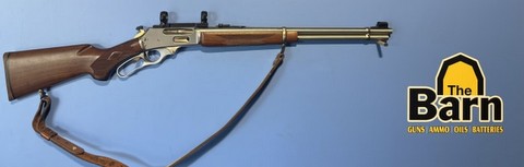 Marlin 336 Stainless JM Made JM made Marlin 336 Stainless 30-30, Rifle has open sights, one piece Bridge Mount with 1" low Rings. Comes with a Leather Sling and