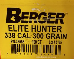 Looking For Berger 300gr Elite Hunter projectiles