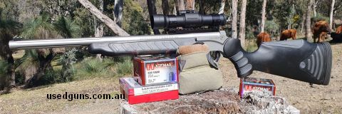 Not every day you see a riffle in 500 S&W for sale...and this one's a little hammer. Excellent condition and a switch barrel system should you want to throw sto