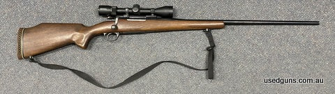 Very good condition Mauser 98 in the venerable 270W. Cycles well, barrel excellent scope clear, great deer gun. Sling included. $65 freight to your dealer Austr