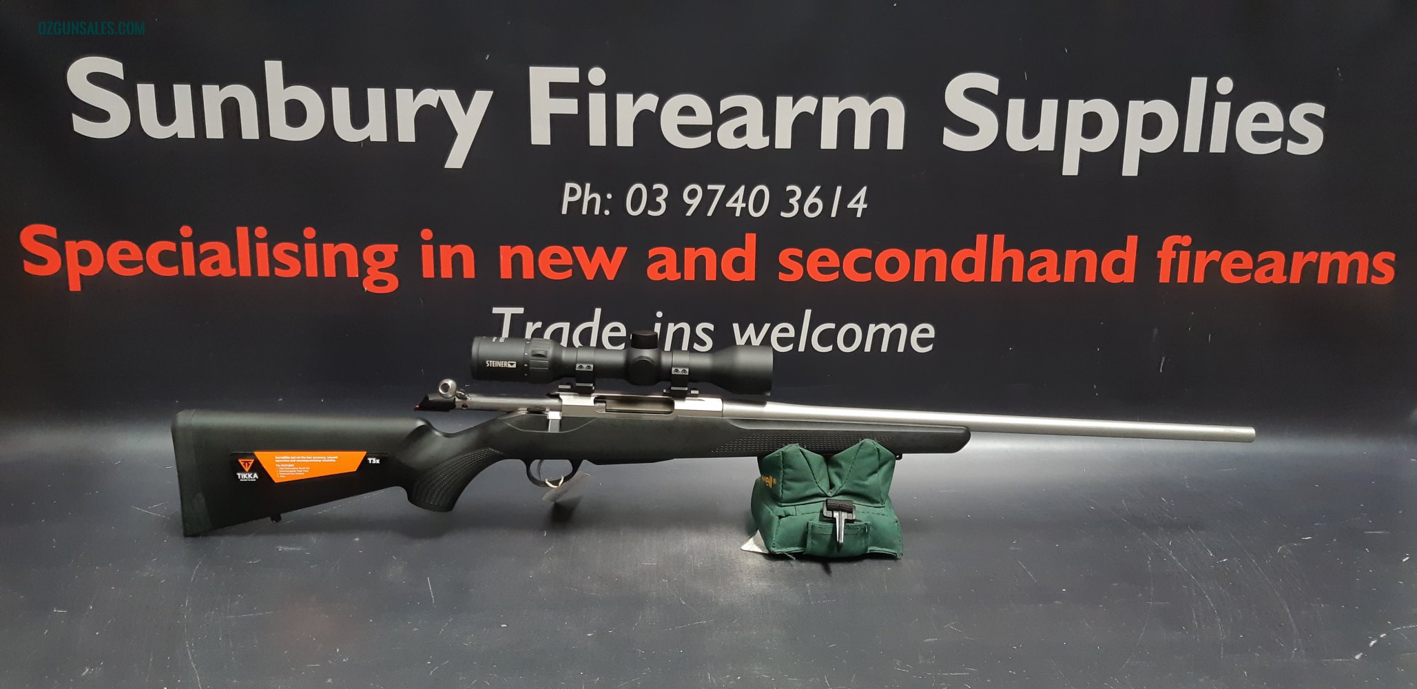 Tikka T3x Lite Stainless 223REM + Steiner A-307