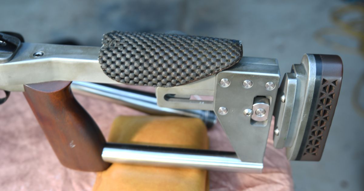 Sportco Omark Action with custom Stainless Stock and 6.5x55 imp barrel