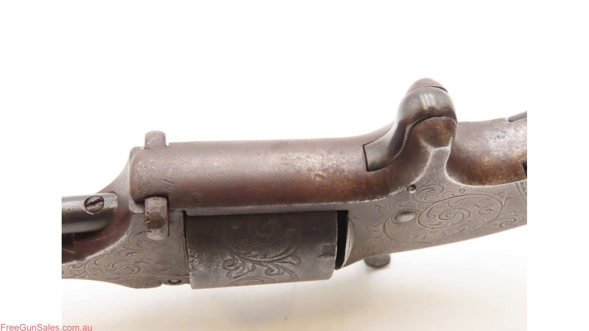 ENGRAVED Antique SMITH & WESSON No. 2 “OLD ARMY” .32 Cal. Revolver Made Late in the Civil War in Brisbane