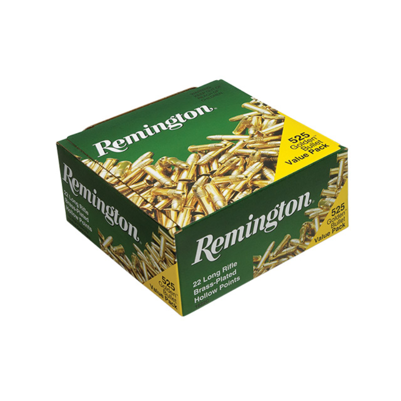 REMINGTON 22LR 36GR HV HP GOLDEN BULLET 1280FPS (525PK)
