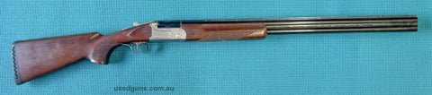 Zafer Under and Over 12G with 30 inch barrels and 3 inch chambers. Good condition, a few rub marks on the timberwork. Has interchangeable chokes, 2 chokes inclu