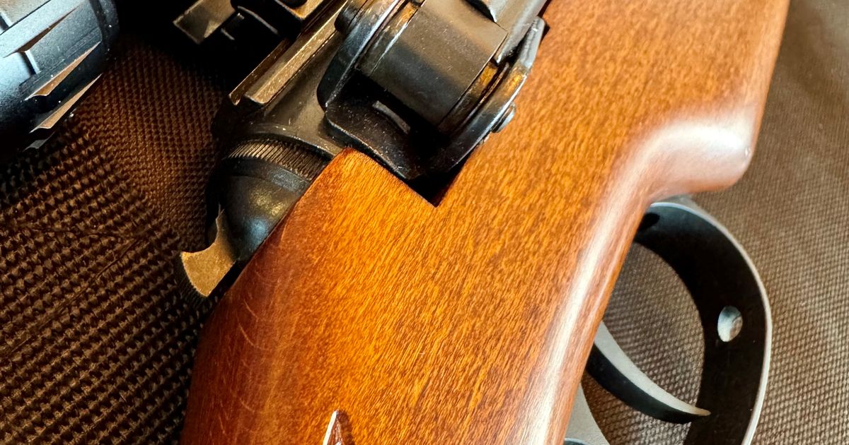 German made Diana Model 52 in Perfect Condition with Tasco 3-9 X 40 Air Rifle Scope