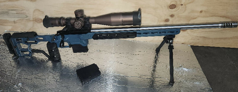 6.5 creedmoor custom Impact precision 737R PRS rifle with only 60 rounds put through the rifle.