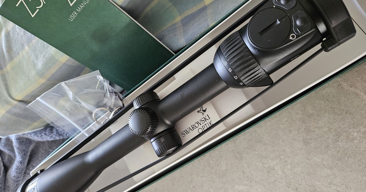 Swarovski Z5I 3.5-18x44P Scope Plex Reticle-(Illuminated)
