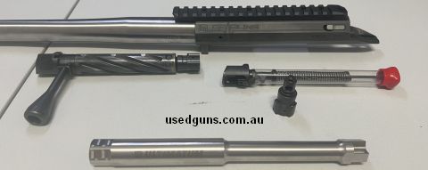 Ultimatum deadline gen 1 upgraded  Lolar Walther threaded barrel  Spares : New Barrel removal tool, New 223 bolt head, New spare fire control assembly, new roun