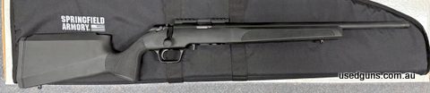 Reduced to clear. Below wholesale. Springfield 2020 Rimfire Target Black in 22lr. 20" Threaded barrel and 10 shot rotary mag. Comes in Springfield soft case. $6