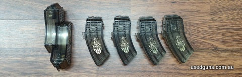 6x Eagle 10 round magazines suit 10/22, Ruger American etc. piggy back on each other must have correct license, includes postage