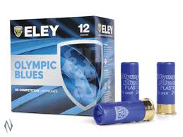 ELEY 12G OLYMPIC BLUES LOW RECOIL 28GR 7.5 1180FPS