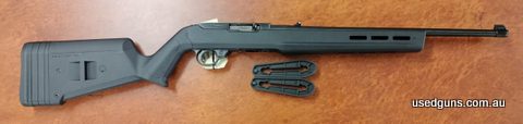 Used Ruger 10/22 Semi Auto 22LR. Rifle new Magpul stock. In good condition.
